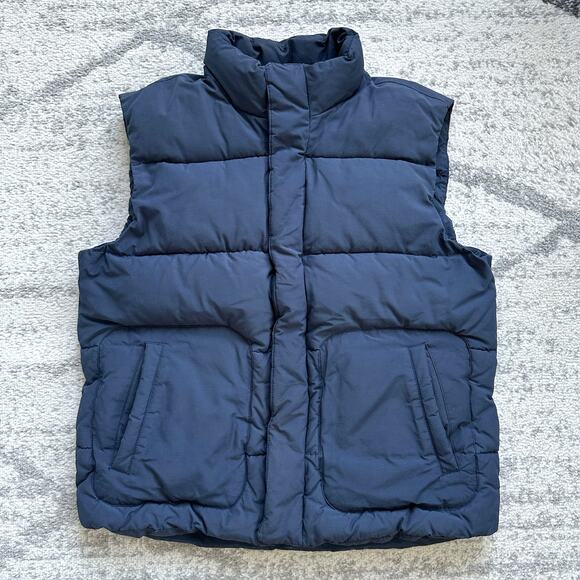 GAP Vintage Navy Hunter Puffer Vest Size L - Picture 1 of 10